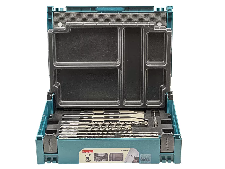 ZESTAW WIERTEŁ I DŁUT SDS-PLUS 17 EL. MAKITA B-53877 - SUPER STAN!