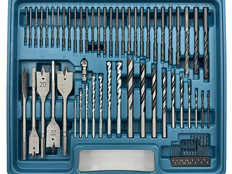 ZESTAW WIERTEŁ I NARZEDZI W WALIZCE 256 EL. MAKITA E-11689 - SUPER STAN!