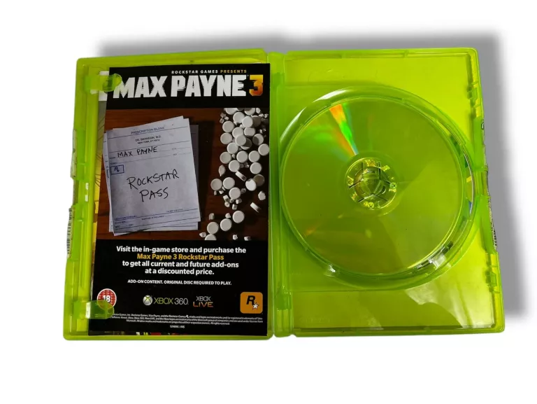 GRA MAX PAYNE 3 XBOX 360