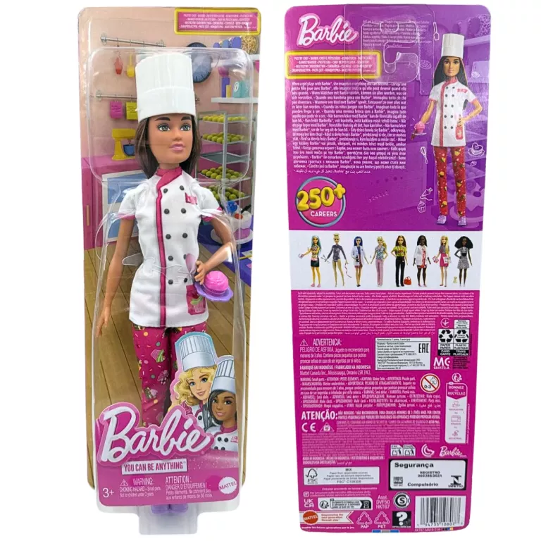 MATTEL LALKA BARBIE / SERIA KARIERA / CUKIERNIK / HKT67