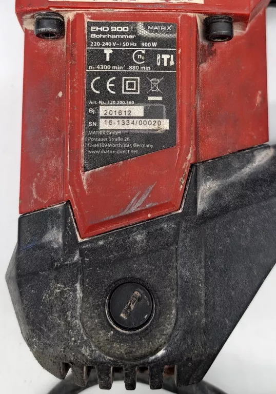MŁOTOWIERTARKA MATRIX EHD 900