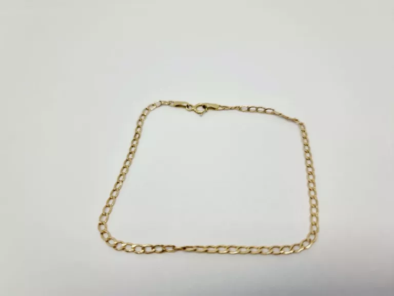 ZŁOTA BRANSOLETKA PRÓBY 585 0,99 GRAM 20CM