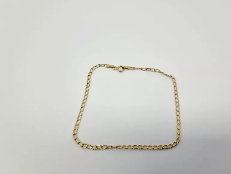 ZŁOTA BRANSOLETKA PRÓBY 585 0,99 GRAM 20CM