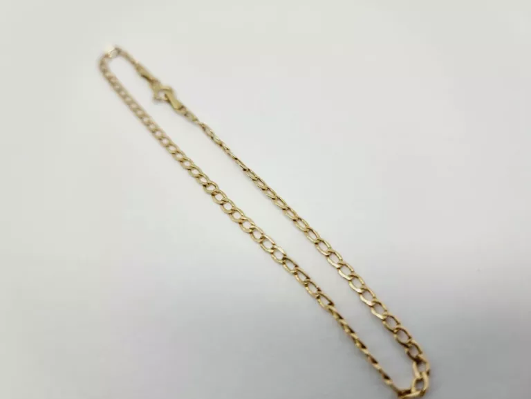 ZŁOTA BRANSOLETKA PRÓBY 585 0,99 GRAM 20CM