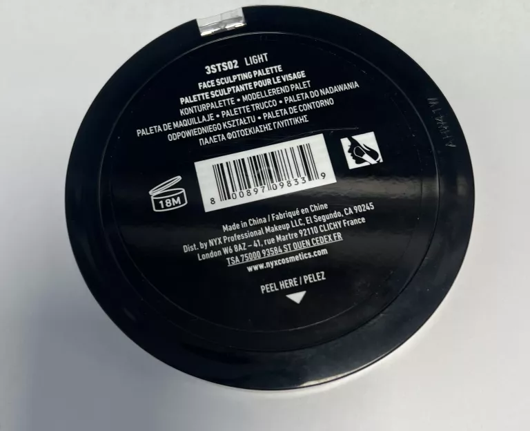 3STS02 NYX PALETA DO ROZŚWIETLANIA I KONTUROWANIA LIGHT 3STS02