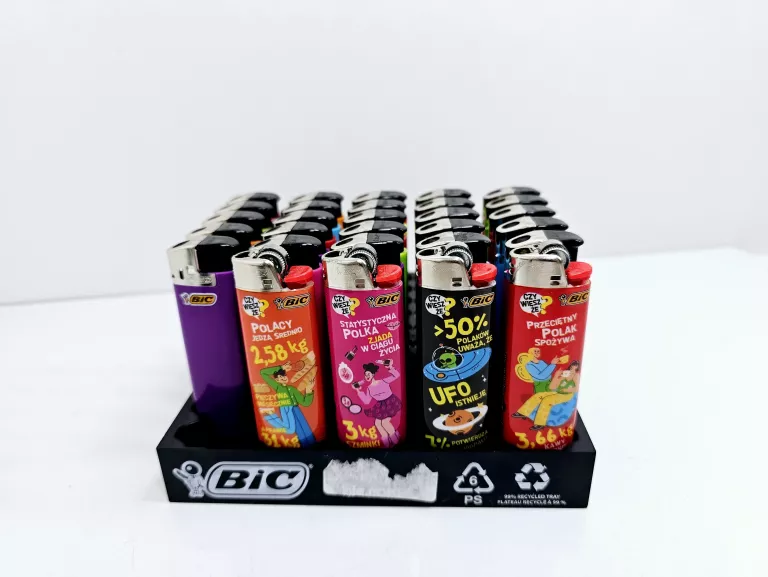 ZAPALNICZKA BIC RÓŻNOKOLOROWA