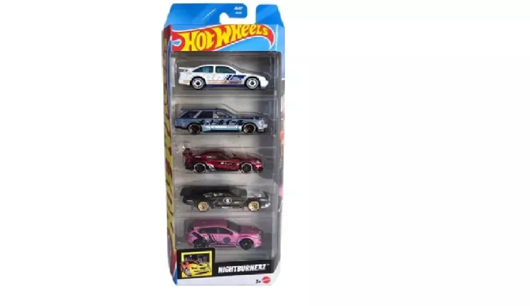 HOT WHEELS 5-PACK NIGHTBURNERZ JBJ87 AUTKA HW