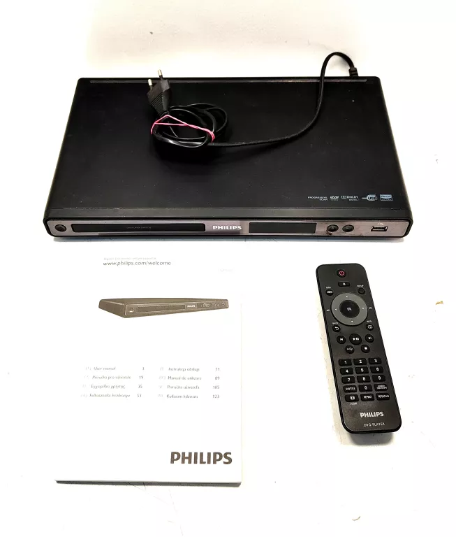 ODTWARZACZ DVD PHILIPS DVP3520 KOMPLET