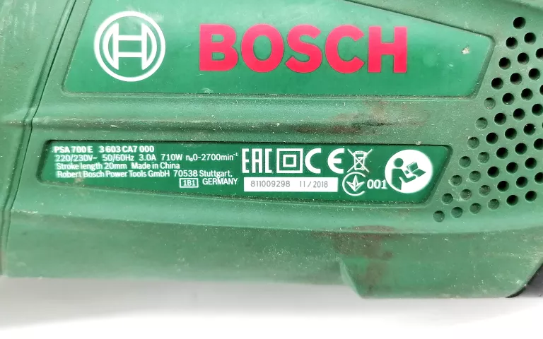 PIŁA SZABLASTA BOSCH PSA 700 E BDB STAN!