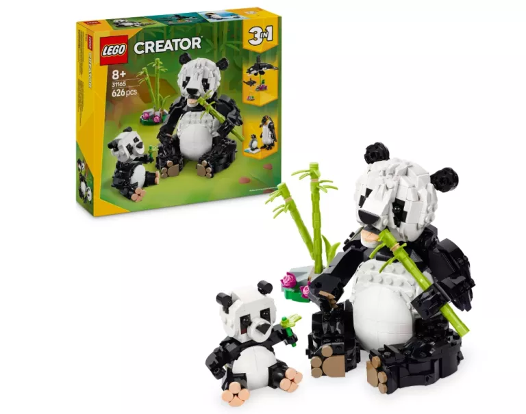 LEGO CREATOR 3 W 1 31165 TWÓRCA 31165 DZIKIE ZWIERZĘTA: RODZINA PAND