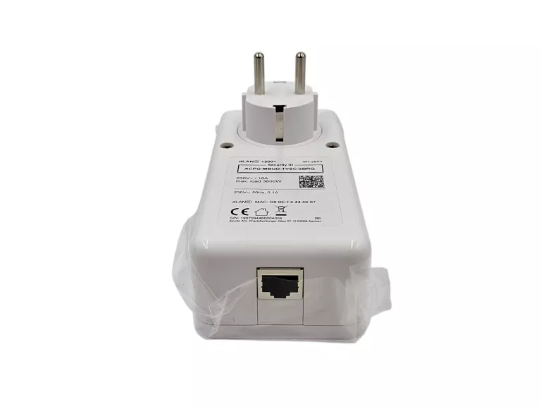ADAPTER SIECIOWY POWERLINE LAN DEVOLO 8105 INTERNET Z GNIAZDKA 1200MB/S