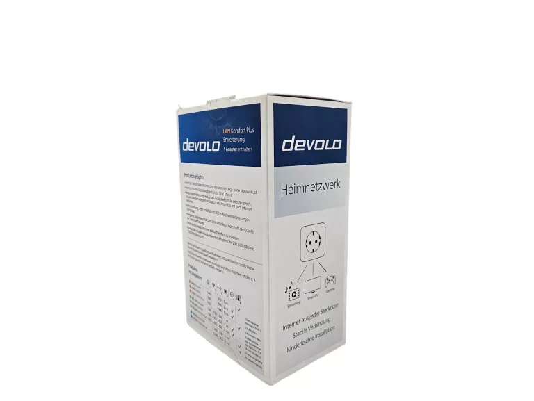 ADAPTER SIECIOWY POWERLINE LAN DEVOLO 8105 INTERNET Z GNIAZDKA 1200MB/S