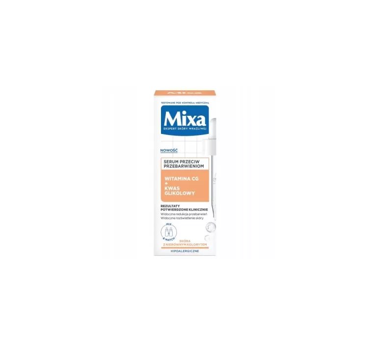 MIXA LAB SERUM PRZECIW PRZEBARWIENIOM WITAMINA CG + KWAS GLIKOLOWY 30ML