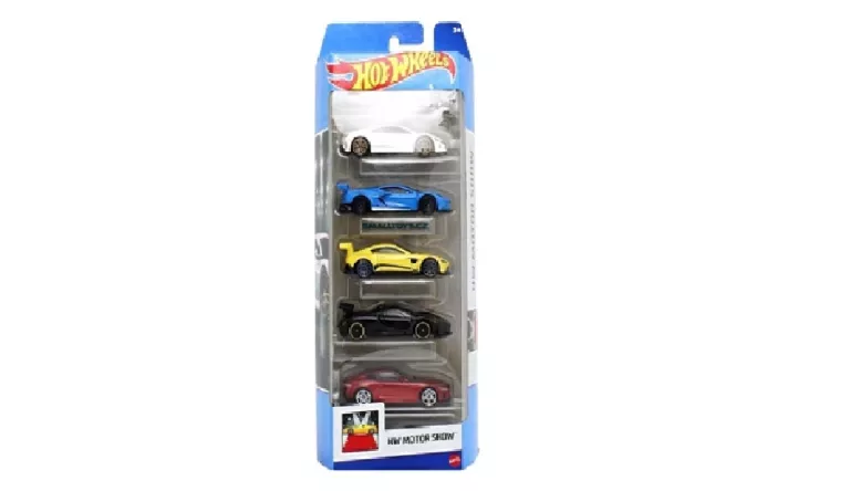 HOT WHEELS / PIĘCIOPAK HW MOTOR SHOW / ZESTAW AUTEK - MCLAREN SENNA ...