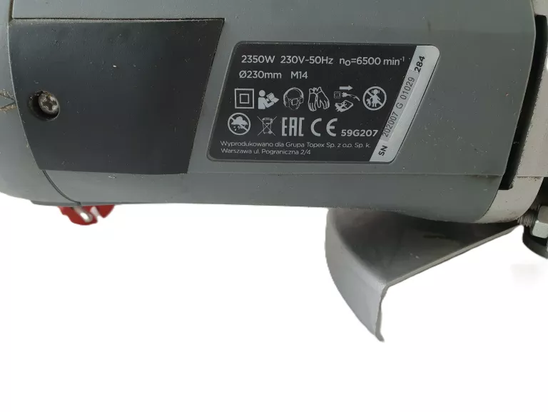 SZLIFIERKA KĄTOWA GRAPHITE 59G207