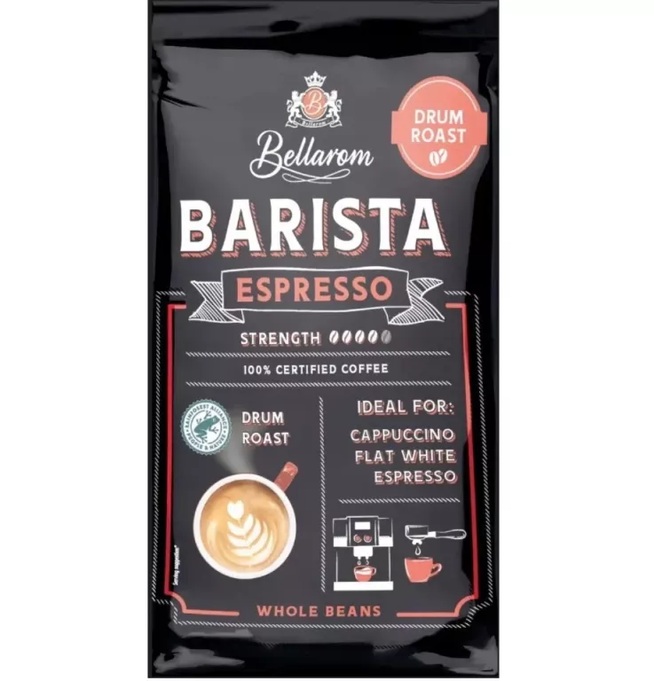 KAWA ZIARNISTA MIESZANA BELLAROM BARISTA ESPRESSO PREMIUM 1000 G