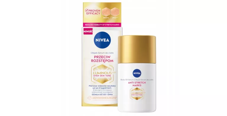 NIVEA LUMINOUS630 OLEJEK-SERUM DO CIAŁA PRZECIW ROZSTĘPOM 100 ML