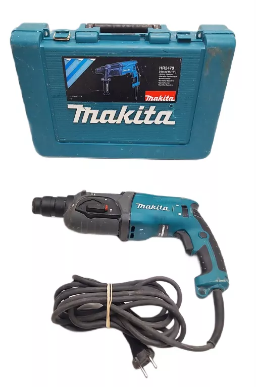 WIERTARKA MAKITA HR2470 + WALIZKA BRAK ZAPIĘĆ W WALIZCE