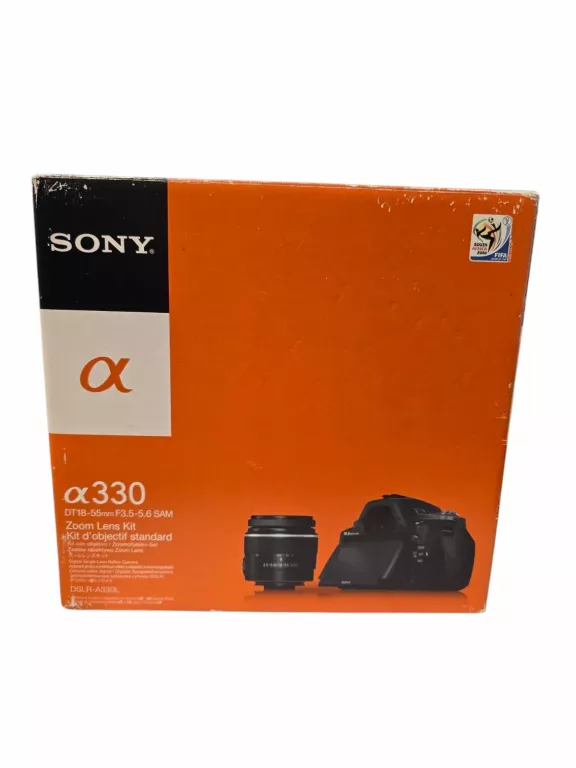 APARAT SONY DSLR-A330 + OBIEKTYW N50 + PUDEŁKO +ŁADOWARKA + TORBA
