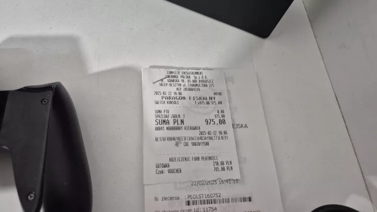 KONSOLA NINTENDO SWITCH HAC-OO1 DWA PADY PUDELKO