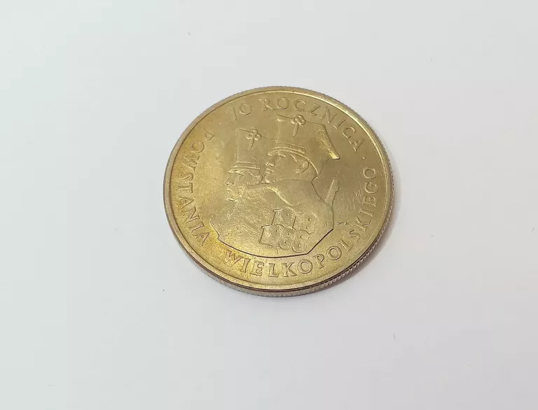 MONETA 100 ZŁ. 70. ROCZNICA POWSTANIA WIELKOPOLSKIEGO 1988