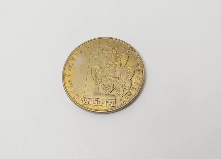 MONETA 10 ZŁ BYLIŚMY JESTEŚMY BĘDZIEMY 1970R.