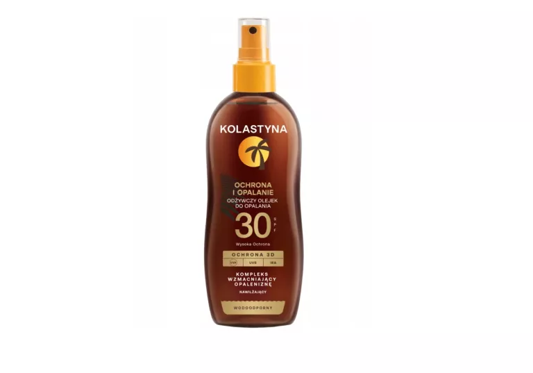 KOLASTYNA NAWILŻAJĄCY OLEJEK DO OPALANIA WODOODPORNY SPF 30 SPRAY 150ML