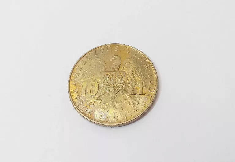 MONETA 10 ZŁ BYLIŚMY JESTEŚMY BĘDZIEMY 1970R.