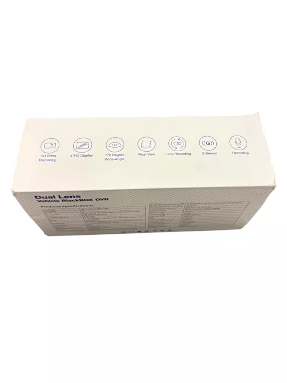 WIDEOREJESTRATOR DUAL LENS VEHICLE BLACKBOX DVR FULL HD DOTYKOWA