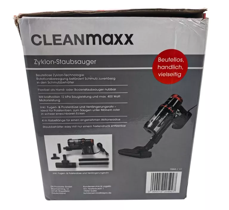 ODKURZACZ CLEANMAXX V1 15065
