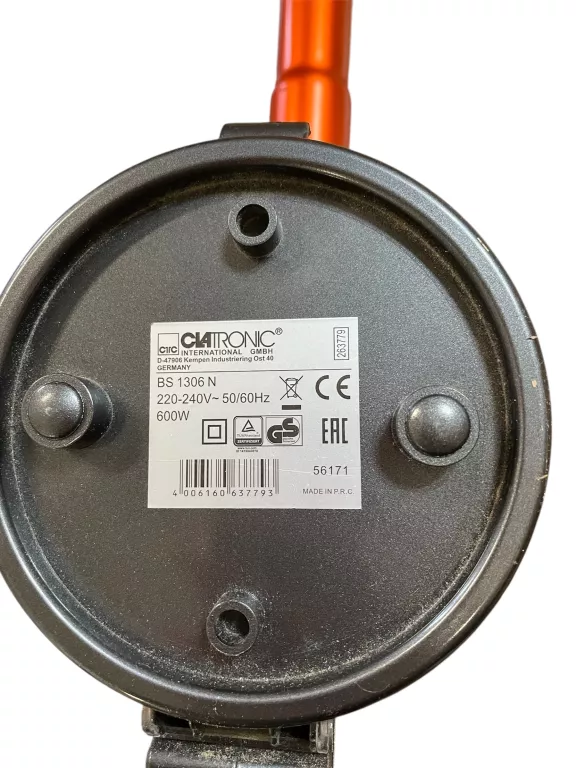 ODKURZACZ PIONOWY CLATRONIC BS 1306N