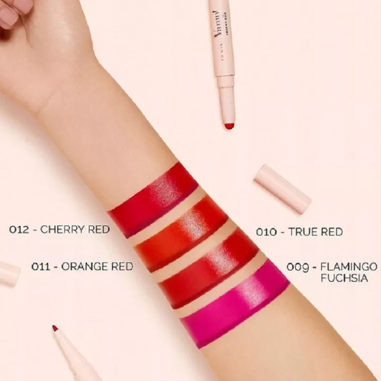 PUPA MILANO VAMP! POMADKA I KONTURÓWKA DO UST 012 CHERRY RED