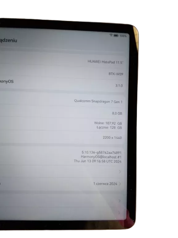 TABLET HUAWEI MATEPAD 11.5 MODEL BTK-W09