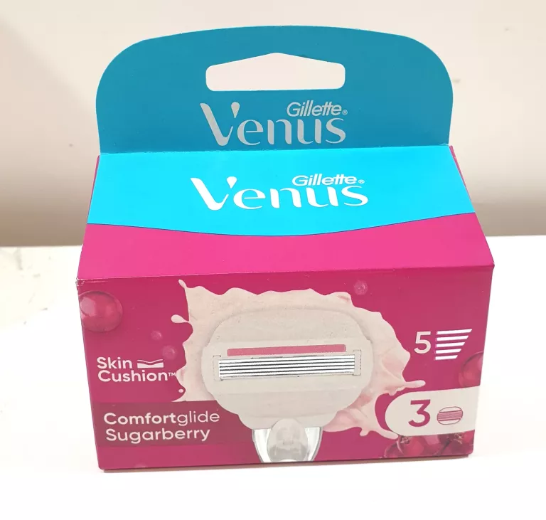 GILLETTE VENUS COMFORTGLIDE SUGARBERRY MIAMI OSTRZA DLA KOBIET, 3 WKŁADY
