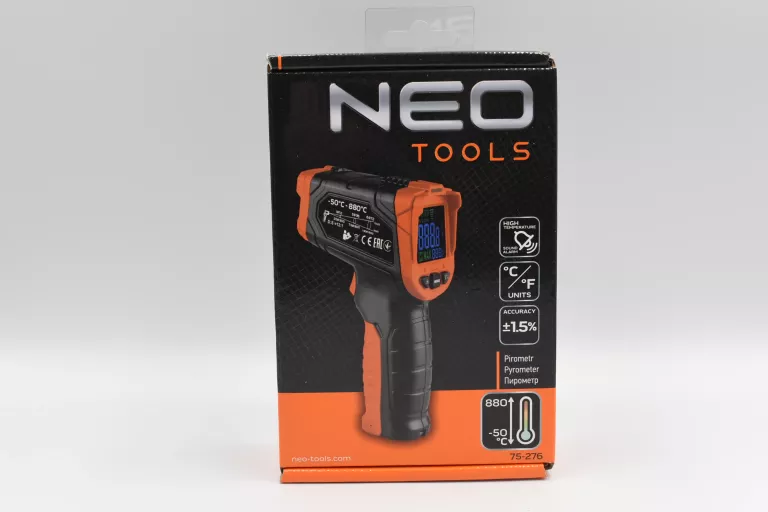 NEO TOOLS 75-276 PIROMETR PRZYRZĄD DO SZACOWANIA TEMPERATURY