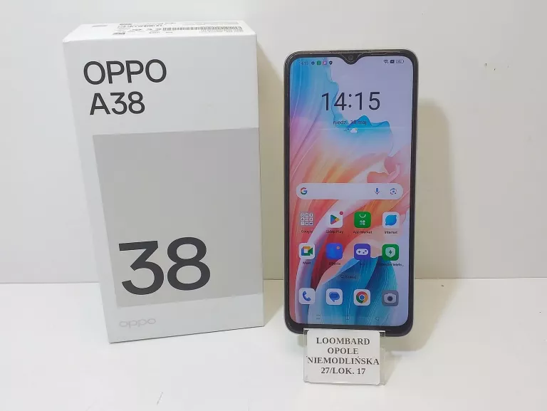 TELEFON OPPO A38 4/128GB 6.56" 90HZ ZŁOTY | PUDEŁKO