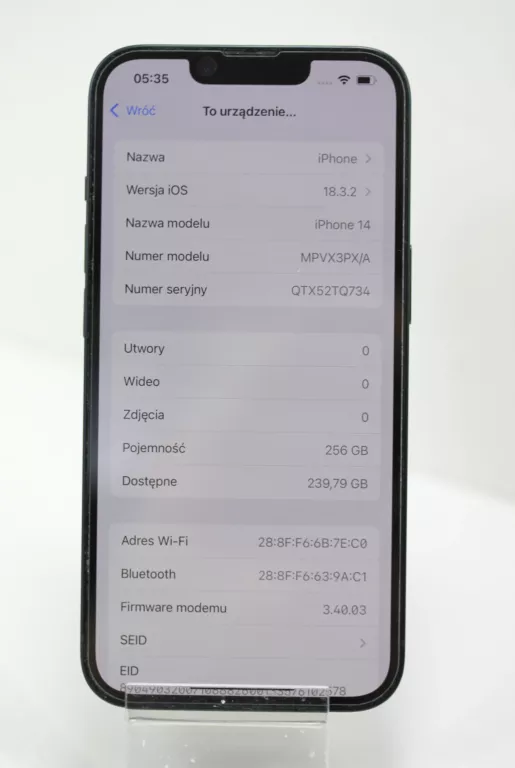 TELEFON APPLE IPHONE 14 6/256GB