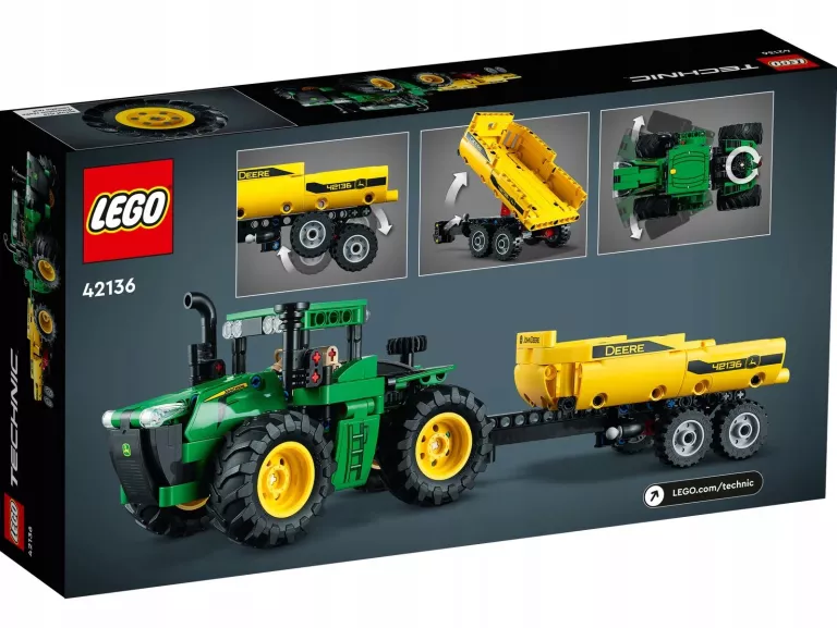 LEGO TECHNIC 42136 TRAKTOR JOHN DEERE 9620R