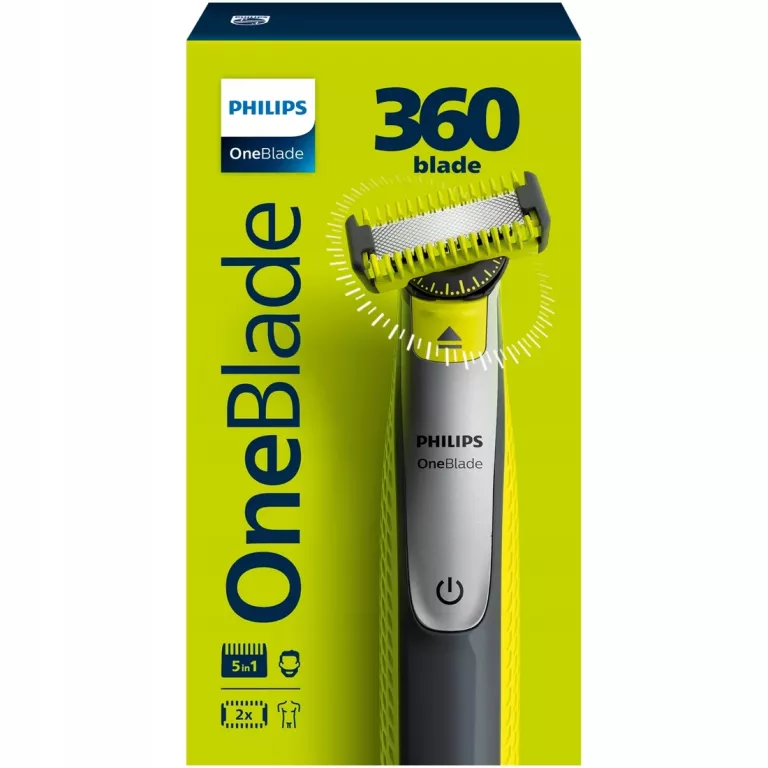 GOLARKA TRYMER PHILIPS ONEBLADE 360 QP2834/20 WODOODPORNA TWARZ I CIAŁO