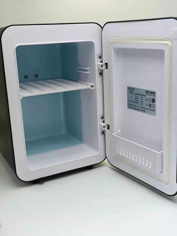 MAŁA LODÓWKA TURYSTYCZNA 4L SAMOCHODOWA AC 12V DC 230V, CHŁODZENIE GRZANIE