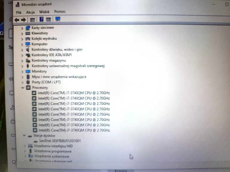 LAPTOP HP ELITEBOOK 8570P I7/RAM: 16GB/SSD 512GB/WIN 10PRO