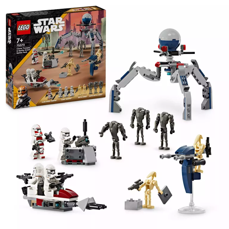 LEGO STAR WARS 75372 LEGO STAR WARS 75372 CLONE TROOPER & BATTLE DROID BAT