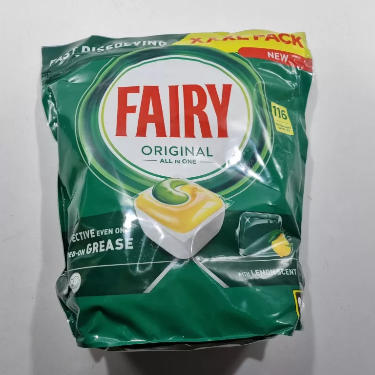 FAIRY ORIGINAL ALL IN ONE KAPSUŁKI DO ZMYWARKI CYTRYNA 116 SZT.