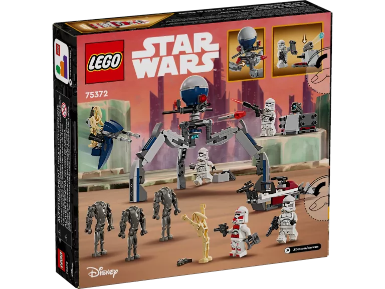 LEGO STAR WARS 75372 LEGO STAR WARS 75372 CLONE TROOPER & BATTLE DROID BAT