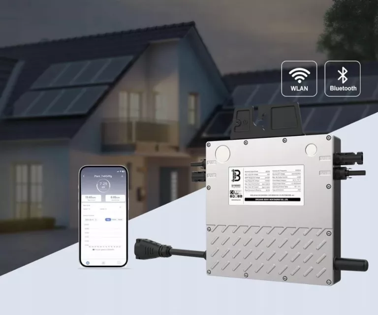 MIKROINWERTER FALOWNIK 800 W SIECIOWY WI-FI BLUETOOTH APLIKACJA