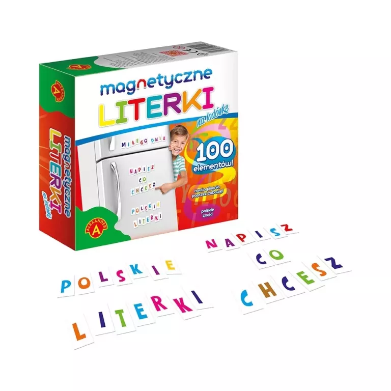 MAGNETYCZNE LITERKI NA LODÓWKĘ ALEXANDER