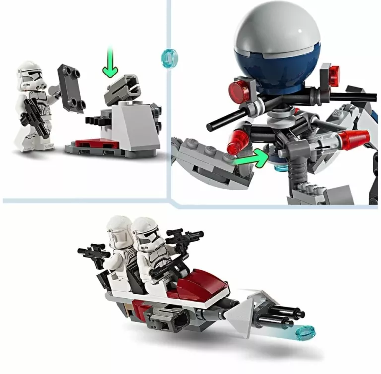 LEGO STAR WARS 75372 LEGO STAR WARS 75372 CLONE TROOPER & BATTLE DROID BAT