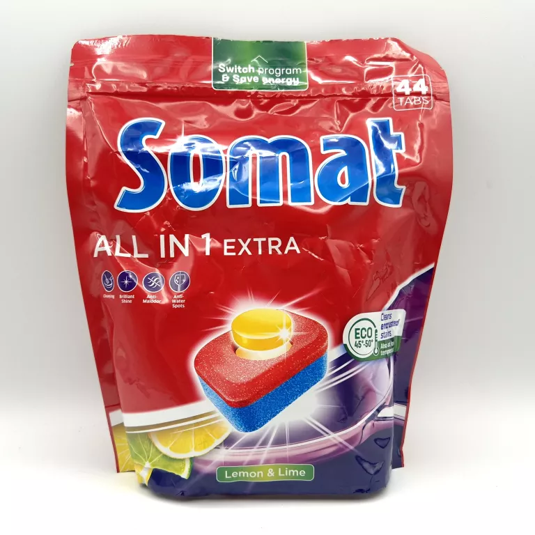 SOMAT TABLETKI DO ZMYWARKI ALL IN 1 EXTRA LEMON&LIME A44