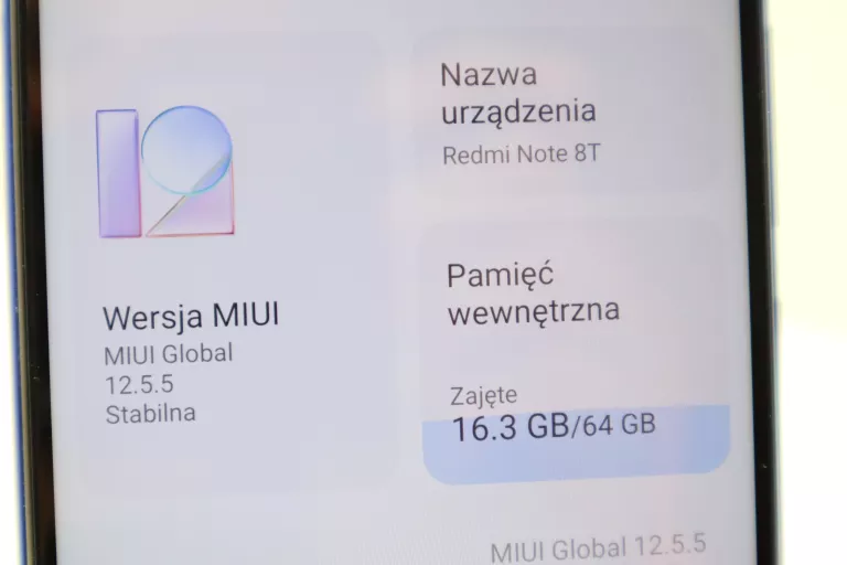TELEFON REDMI NOTE 8T 4GB/64GB OPIS!
