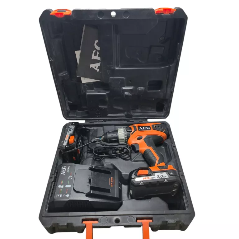 WIERTARKO-WKRĘTARKA AEG BSB18G3 18 V 2,0 AH 55 NM